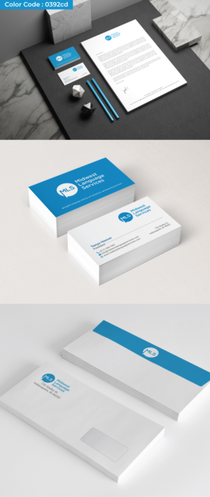 Diseño de Tarjeta de Presentación por R.design para Midwest Language Services, LLC | Diseño: #26159207
