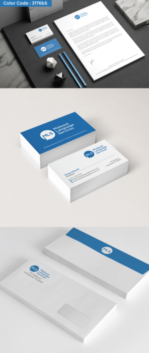 Diseño de Tarjeta de Presentación por R.design para Midwest Language Services, LLC | Diseño: #26159212