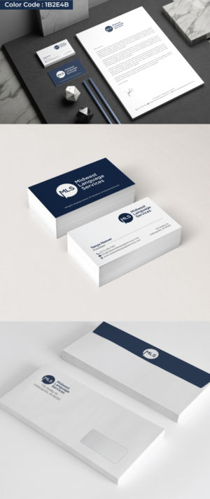 Diseño de Tarjeta de Presentación por R.design para Midwest Language Services, LLC | Diseño: #26159216