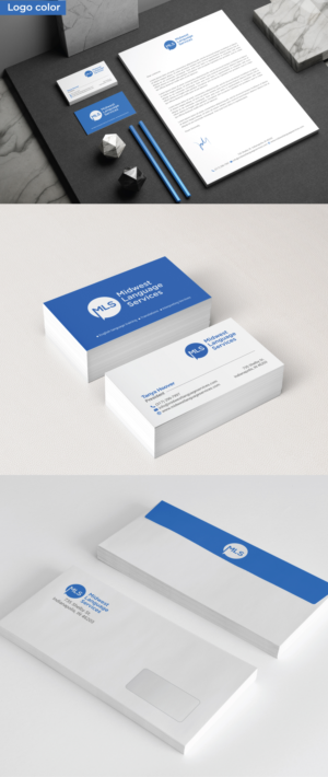 Diseño de Tarjeta de Presentación por R.design para Midwest Language Services, LLC | Diseño: #26159220