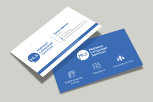 Diseño de Tarjeta de Presentación por Musa. A para Midwest Language Services, LLC | Diseño #26166086