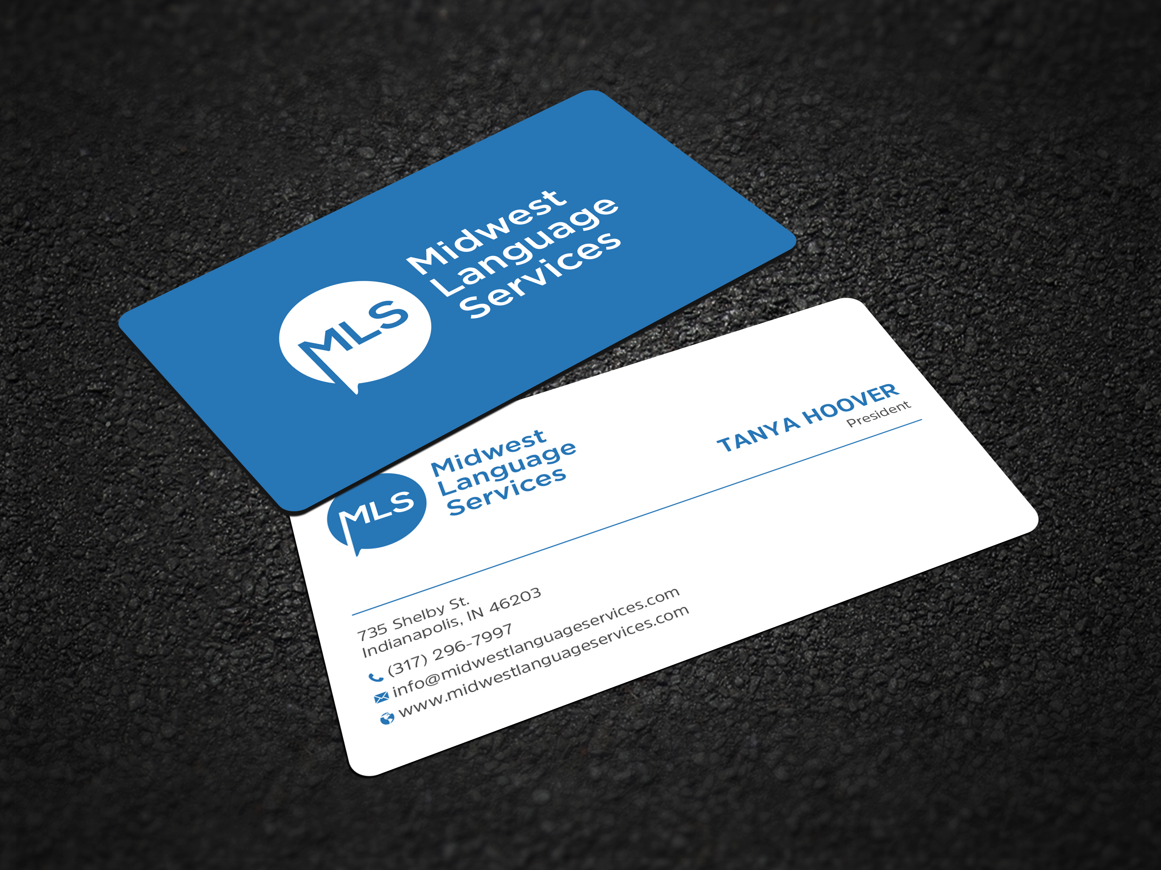 Business Card Design by Uttom 2 for Midwest Language Services, LLC | Design #26156662