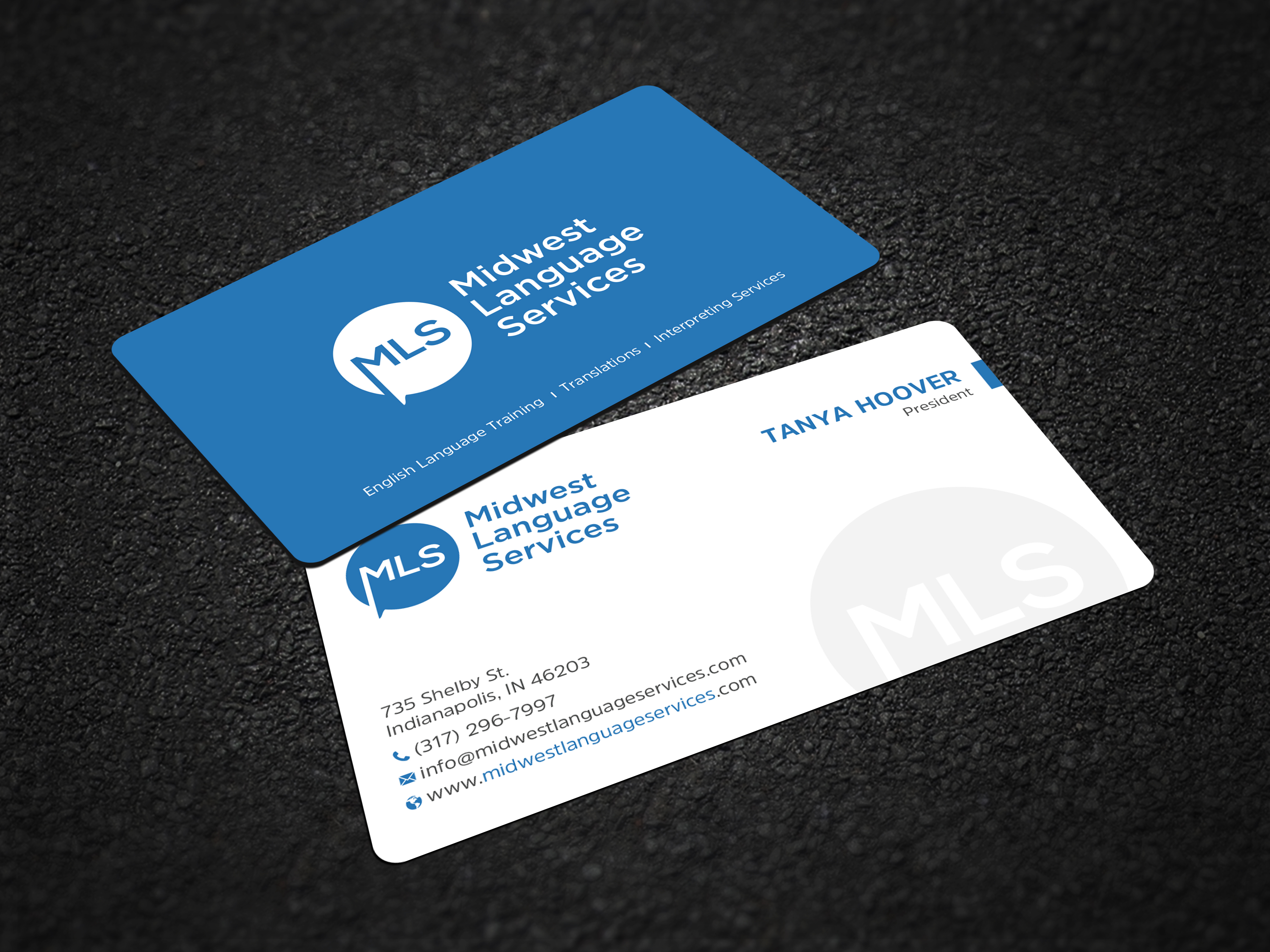 Diseño de Tarjeta de Presentación por Uttom 2 para Midwest Language Services, LLC | Diseño #26156891