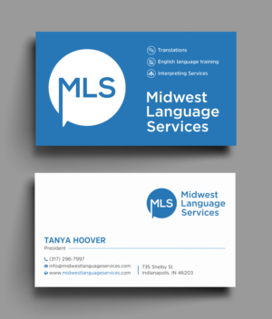 Diseño de Tarjeta de Presentación por Uttom 2 para Midwest Language Services, LLC | Diseño: #26157085