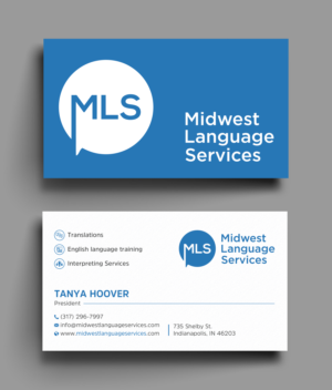 Diseño de Tarjeta de Presentación por Uttom 2 para Midwest Language Services, LLC | Diseño: #26157087