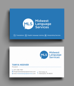Diseño de Tarjeta de Presentación por Uttom 2 para Midwest Language Services, LLC | Diseño: #26157088
