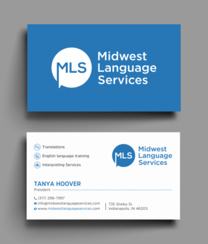 Diseño de Tarjeta de Presentación por Uttom 2 para Midwest Language Services, LLC | Diseño: #26157089