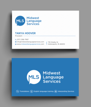 Diseño de Tarjeta de Presentación por Uttom 2 para Midwest Language Services, LLC | Diseño: #26157242