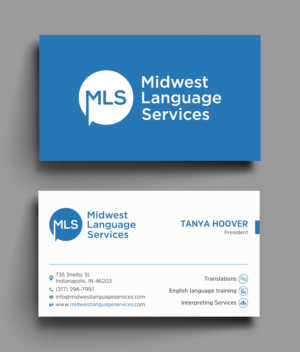 Diseño de Tarjeta de Presentación por Uttom 2 para Midwest Language Services, LLC | Diseño: #26157354