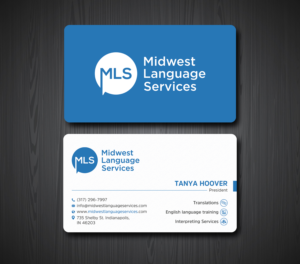 Diseño de Tarjeta de Presentación por Uttom 2 para Midwest Language Services, LLC | Diseño: #26157455