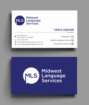 Diseño de Tarjeta de Presentación por Uttom 2 para Midwest Language Services, LLC | Diseño: #26162868