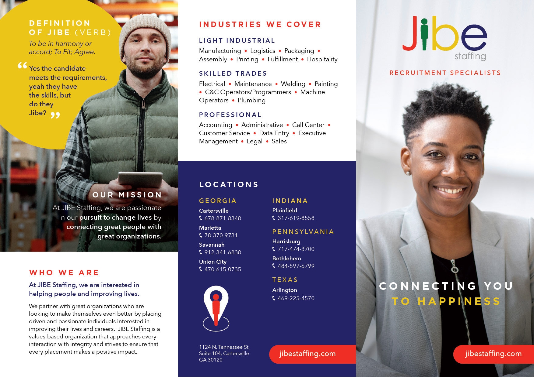 Flyer Design by KerryJ for Jibe Staffing | Design #26180553