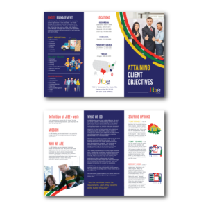 Jibe Staffing Tri Fold Brochure | Design de Flyer par Rongbaaz