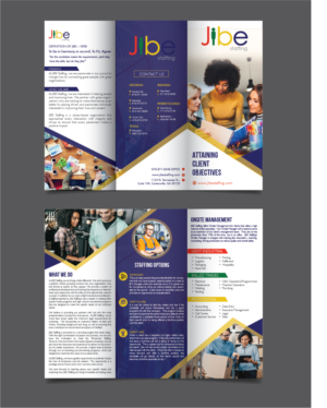 Flyer Design by alex989 for Jibe Staffing | Design: #26156984