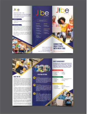 Flyer Design by alex989 for Jibe Staffing | Design: #26163393