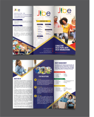 Flyer Design by alex989 for Jibe Staffing | Design: #26169356