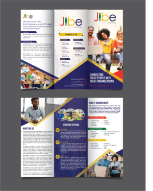 Flyer Design by alex989 for Jibe Staffing | Design: #26171517