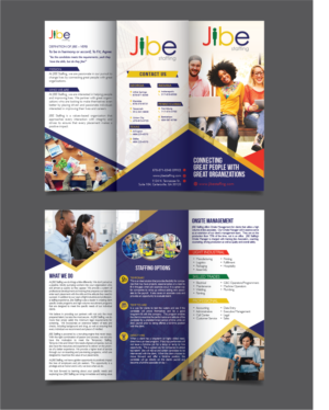 Flyer Design by alex989 for Jibe Staffing | Design: #26171519