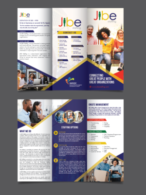 Flyer Design by alex989 for Jibe Staffing | Design: #26204761