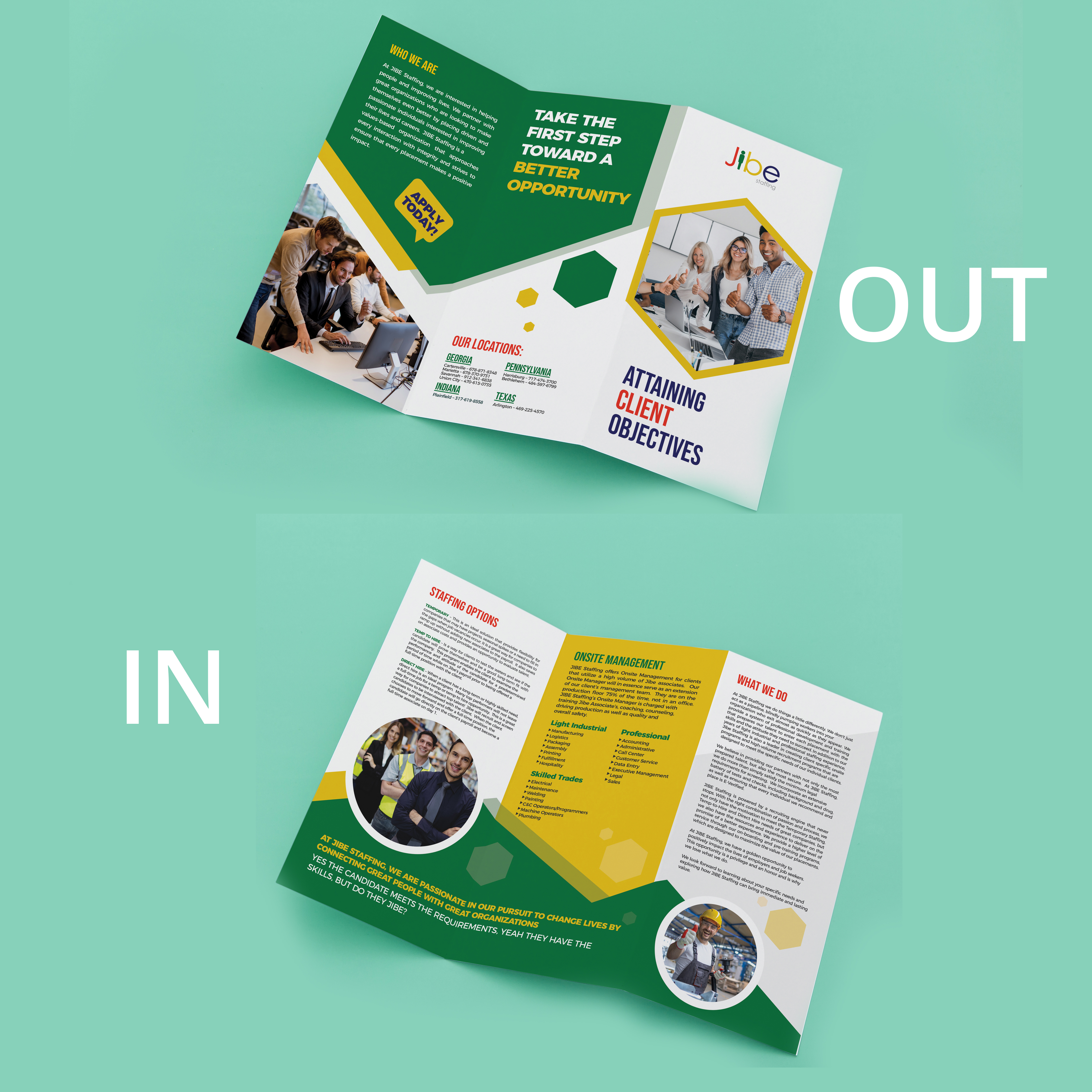 Flyer Design by nguruzzdng for Jibe Staffing | Design #26161558