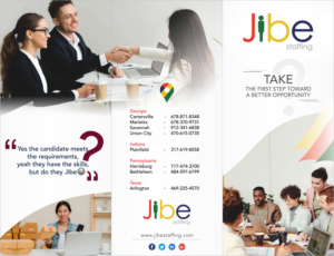 Flyer Design by Vimal Agrahari for Jibe Staffing | Design #26188720