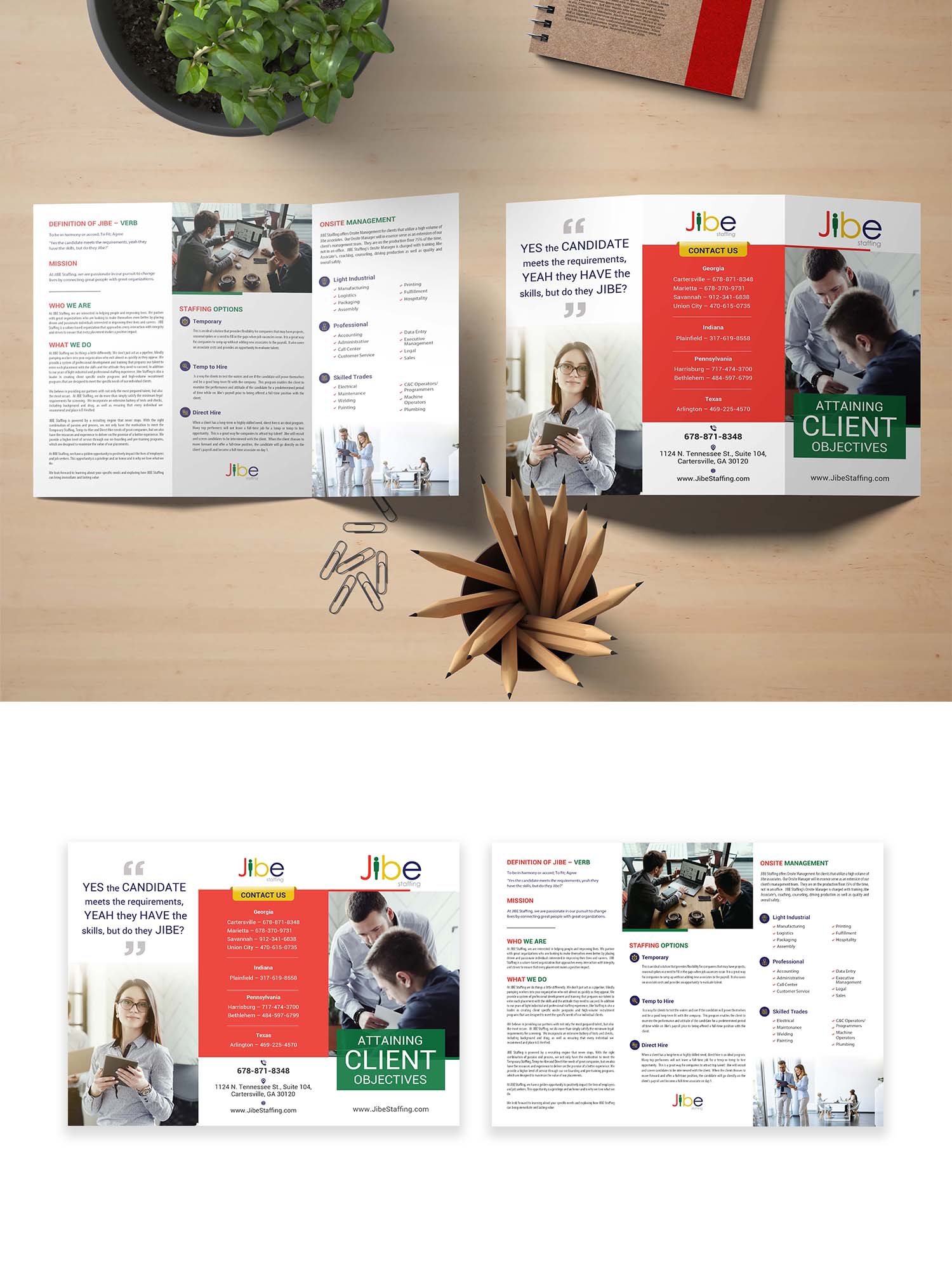 Flyer Design by debdesign for Jibe Staffing | Design #26155609