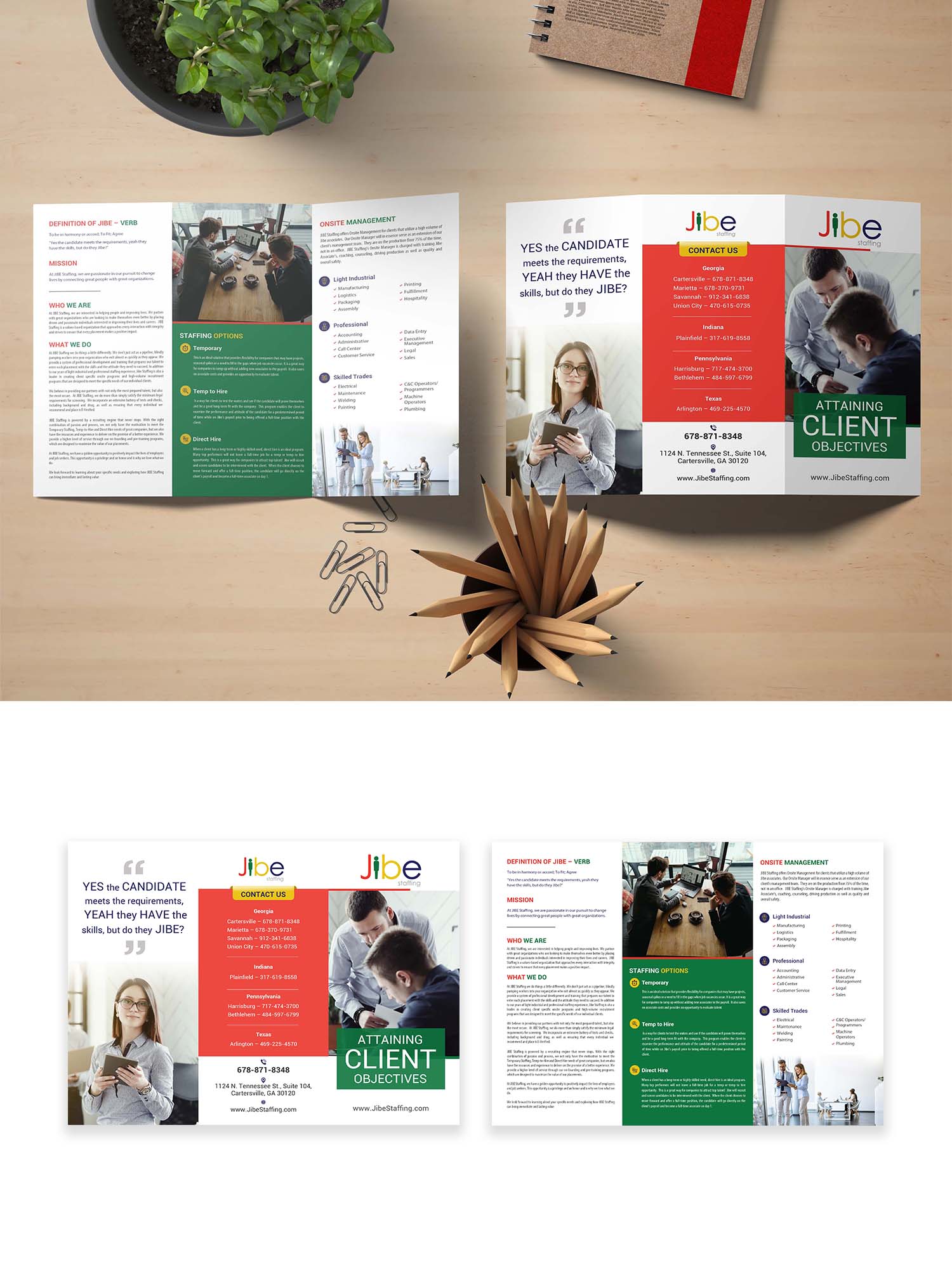 Flyer Design by debdesign for Jibe Staffing | Design #26155610