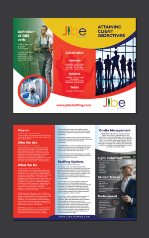 Flyer Design by Deziners Zone for Jibe Staffing | Design: #26155681