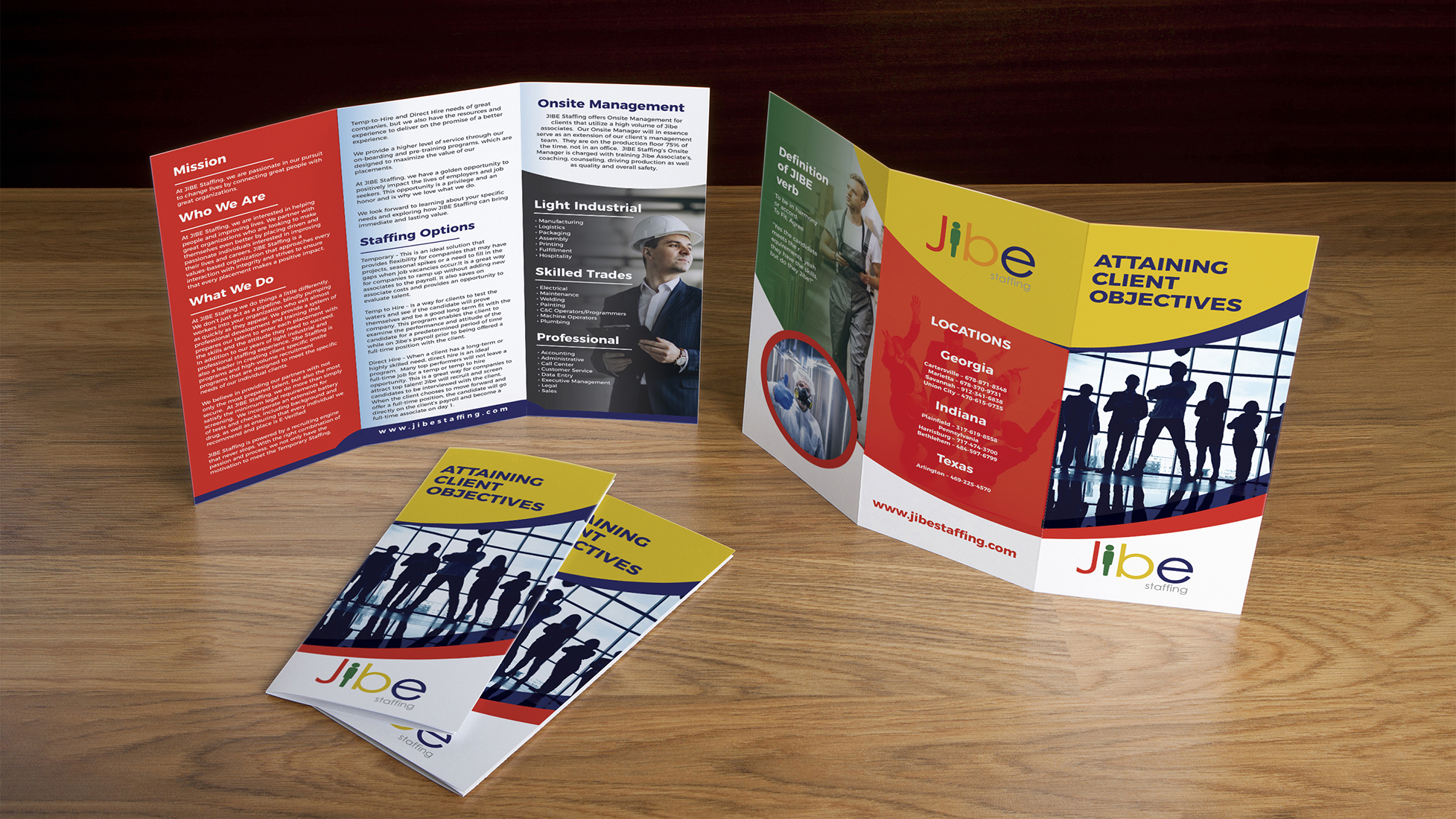 Flyer Design by Deziners Zone for Jibe Staffing | Design #26155682