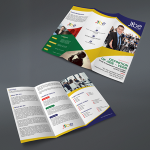 Jibe Staffing Tri Fold Brochure | Design de Flyer par aspiremedia