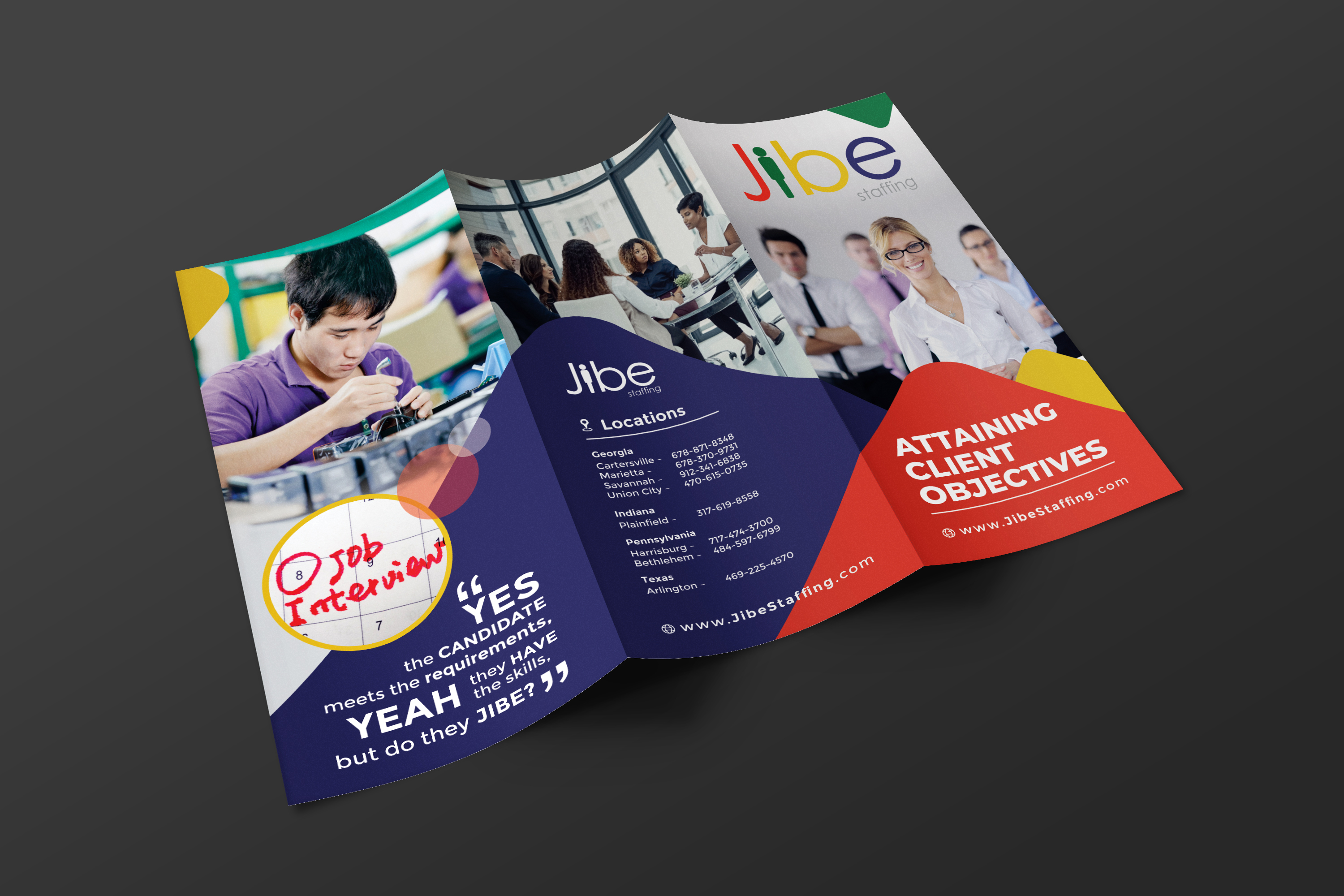 Flyer-Design von ecorokerz für Jibe Staffing | Design #26154419