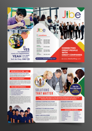 Flyer Design by ecorokerz for Jibe Staffing | Design: #26171227