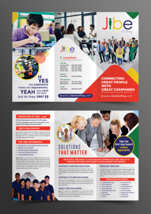 Flyer Design by ecorokerz for Jibe Staffing | Design: #26171229