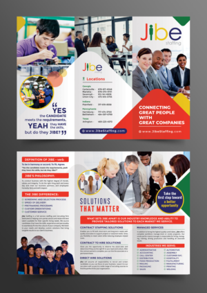 Flyer Design by ecorokerz for Jibe Staffing | Design: #26171230