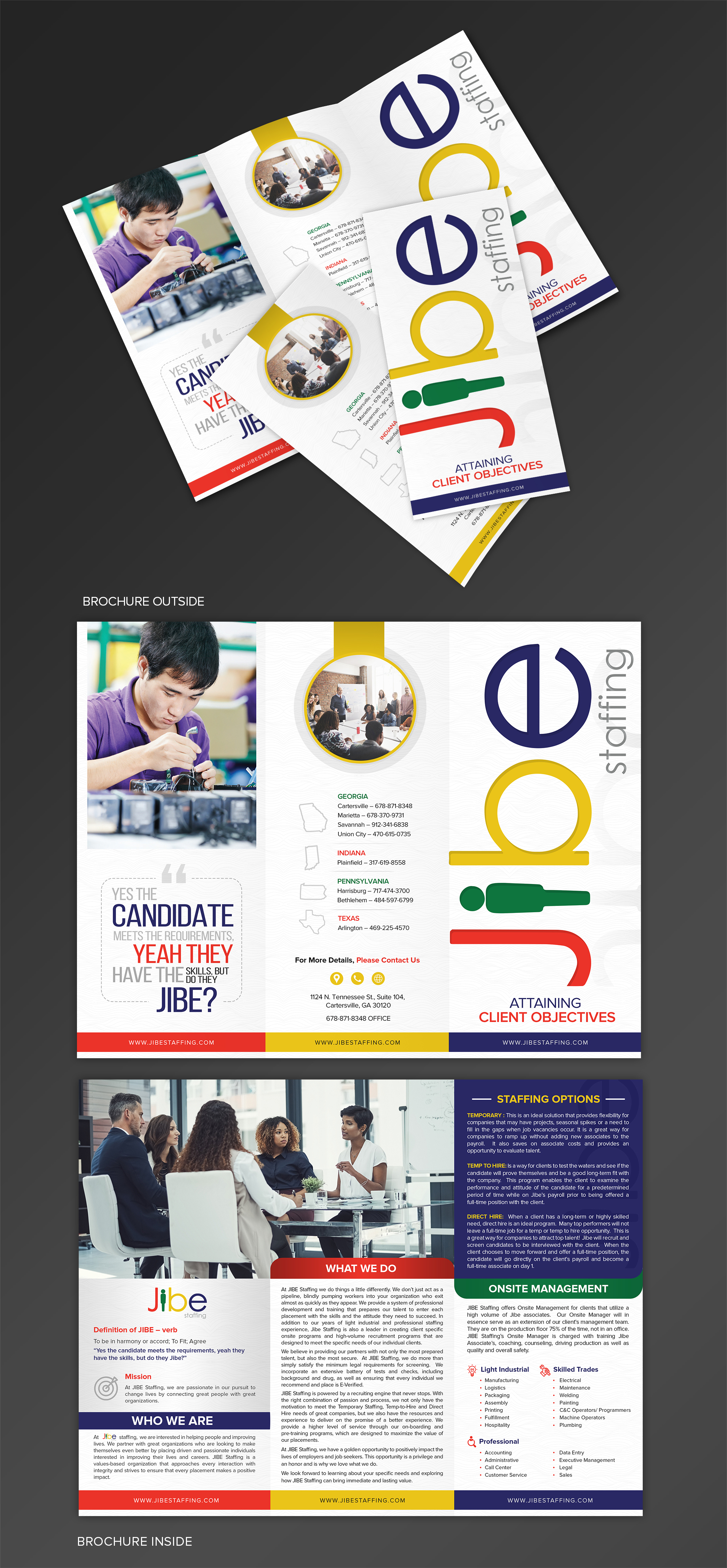 Flyer Design by SAI DESIGNS for Jibe Staffing | Design #26167094