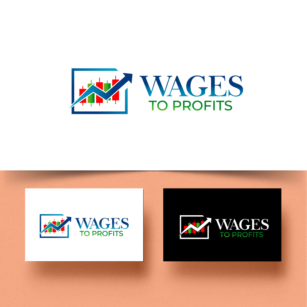 Logo Design by ARTDOTBUMBA HOUSE OF DESIGN for Wages To Profits | Design #26155828