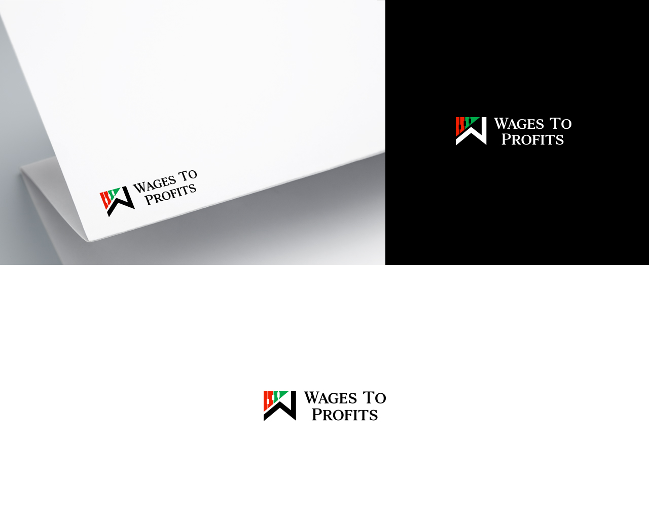 Logo Design by damakyjr for Wages To Profits | Design #26155090