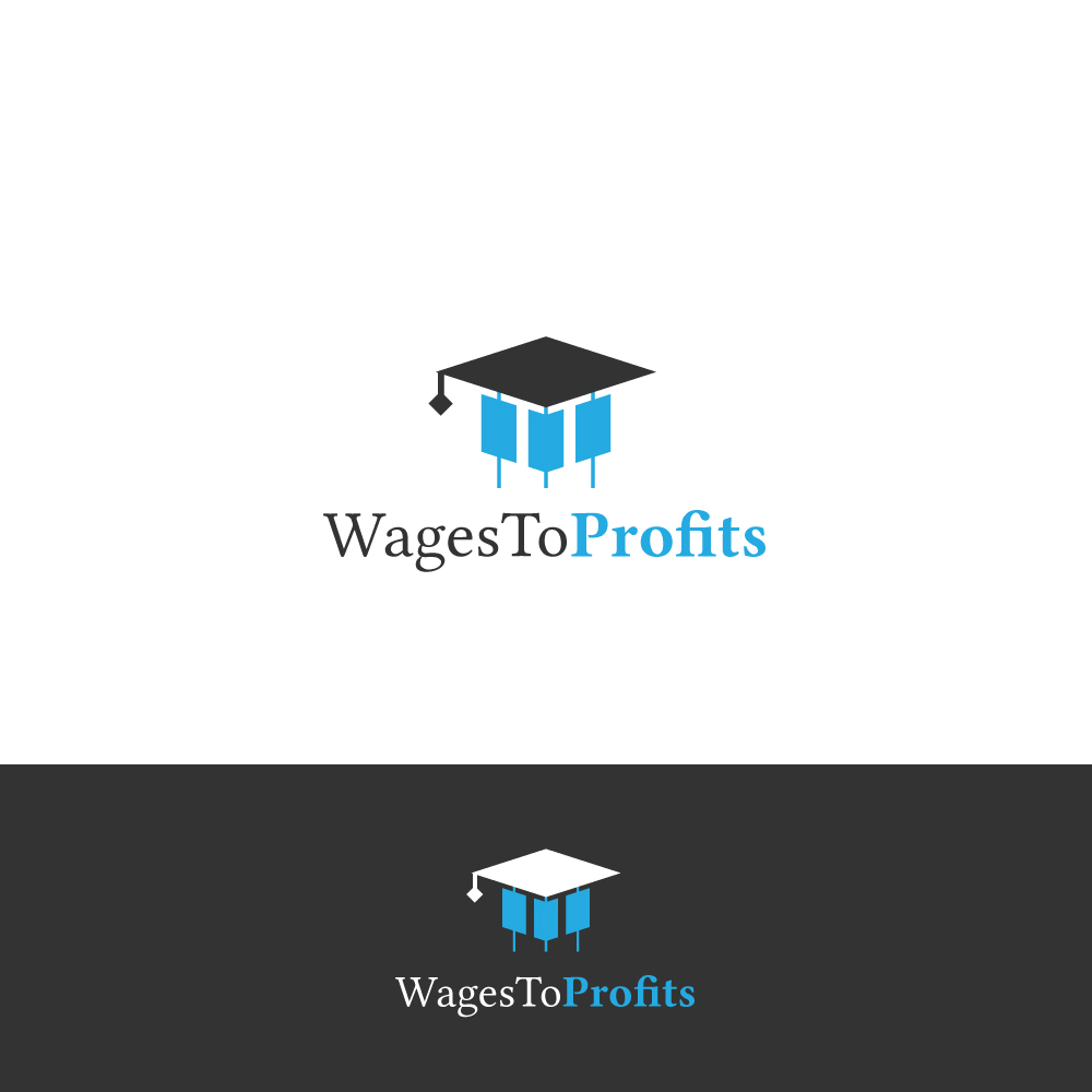 Logo Design by ecorokerz for Wages To Profits | Design #26153293