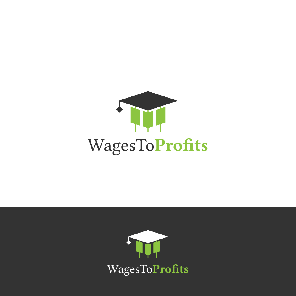 Logo Design by ecorokerz for Wages To Profits | Design #26158869