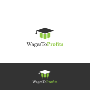 Logo Design by ecorokerz for Wages To Profits | Design: #26158869