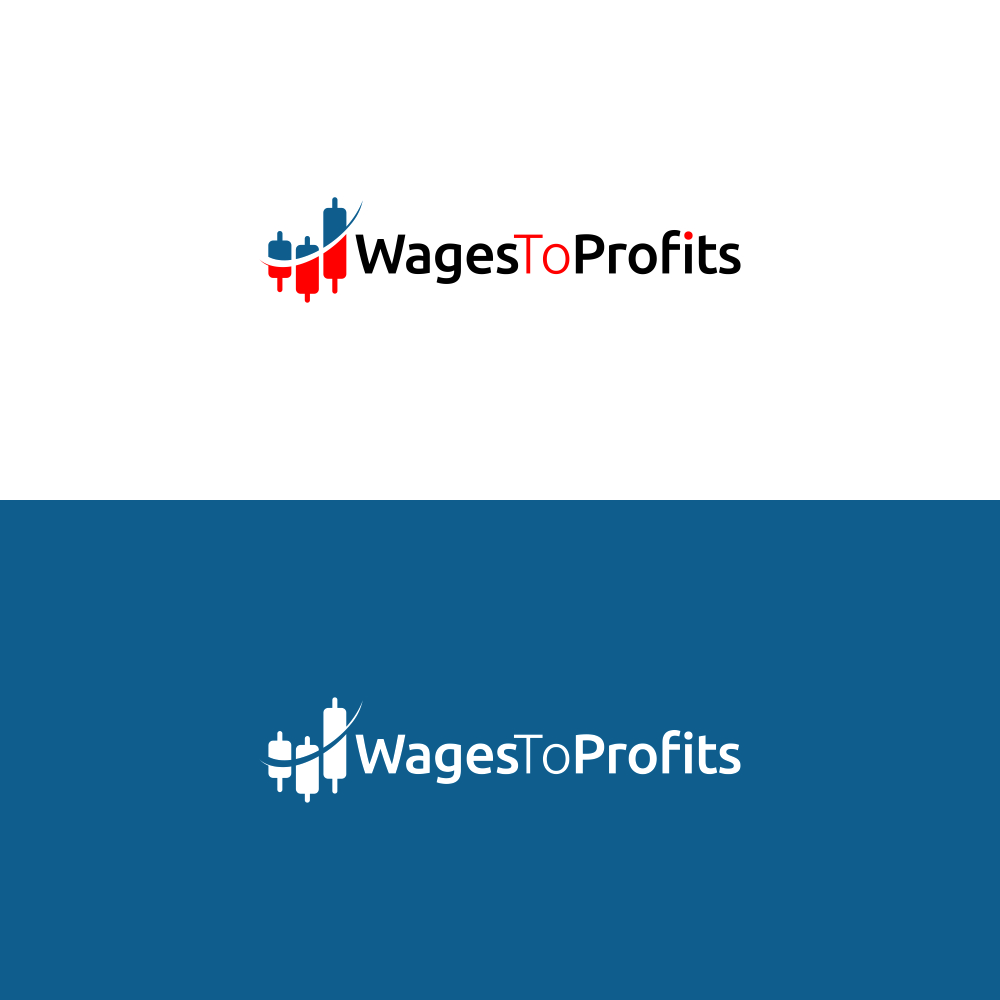 Logo Design by Basksh Designs for Wages To Profits | Design #26154877