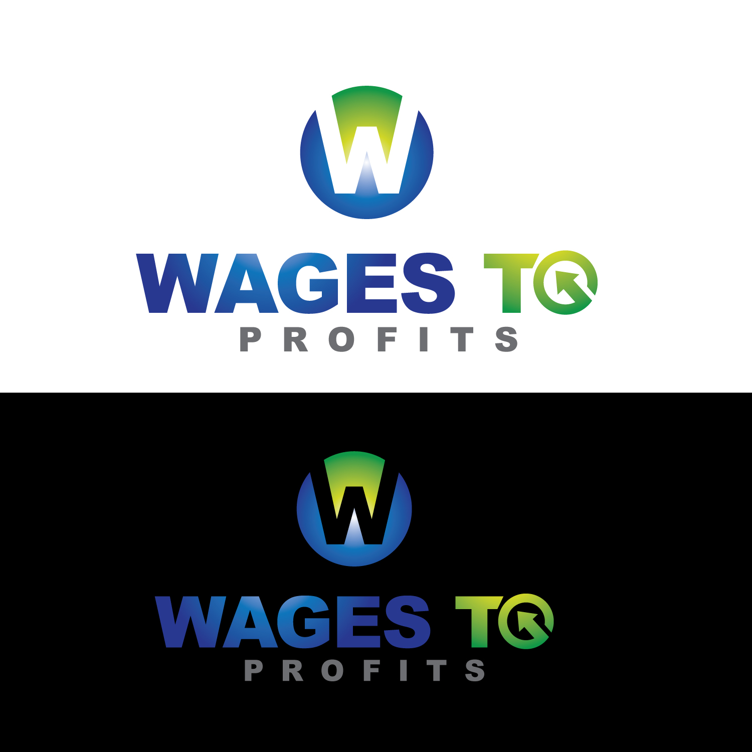 Logo Design by GODDREAMCREATION for Wages To Profits | Design #26155945