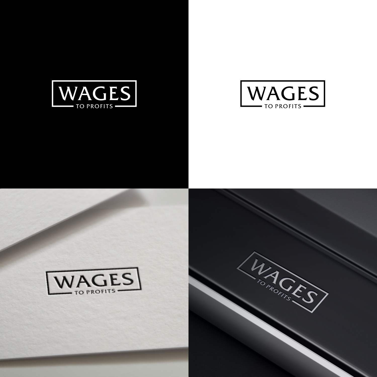Logo Design by galang1996 2 for Wages To Profits | Design #26152453