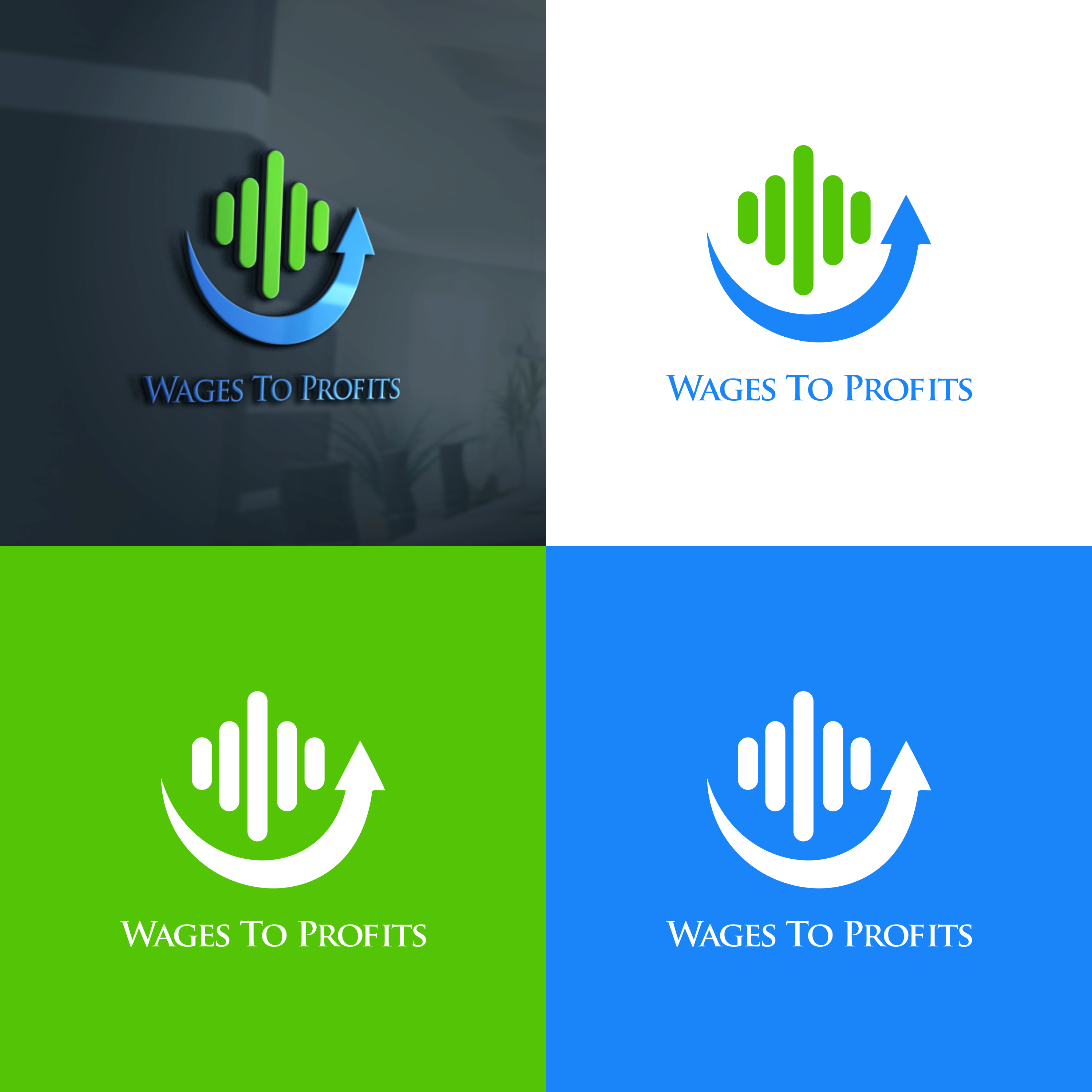Diseño de Logo por Gambar Drips para Wages To Profits | Diseño #26152773