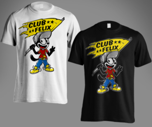**CLUB FELIX ** Bringing back an old face in a new world.  | T-Shirt-Design von Andi Yan