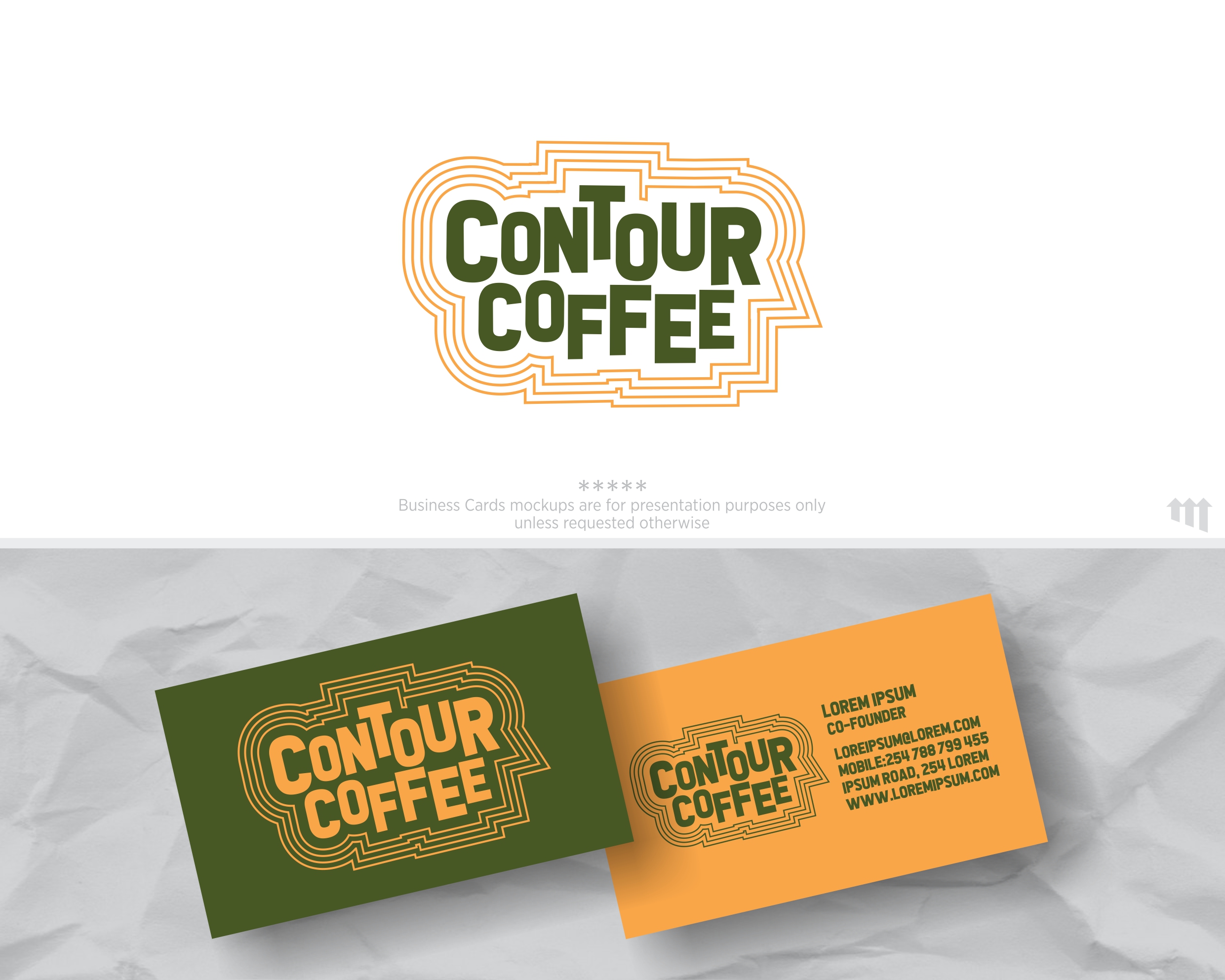 Logo Design by MBARO for Contour Coffee | Design #26163294