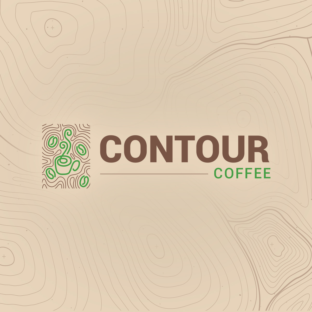 Logo Design by HUE CREATIVE LAB for Contour Coffee | Design #26155898