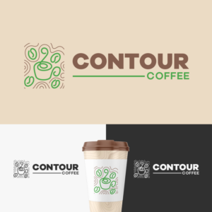 Logo Design by HUE CREATIVE LAB for Contour Coffee | Design: #26164173