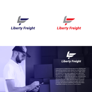 Liberty Freight | Logo-Design von Fatrim