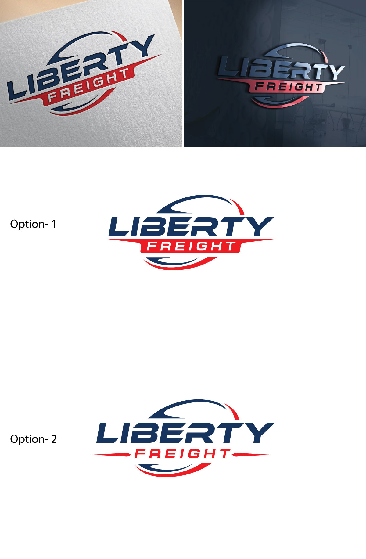 Logo Design by HEAVEN ART for Liberty Freight LLC | Design #26156547